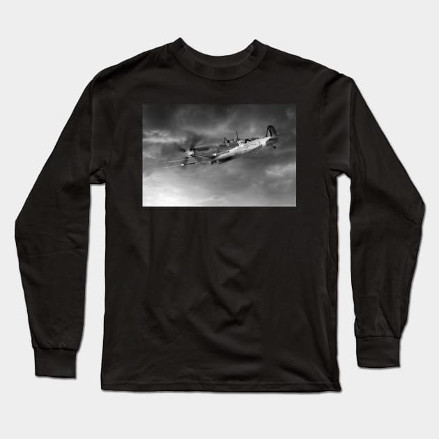 Cannons Blazing - Mono Long Sleeve T-Shirt by aviationart